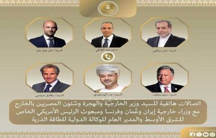 اتصالات مكثفة لوزير الخارجية والهجرة لتثبيت وقف إطلاق النار بين إيران وإسرائيل