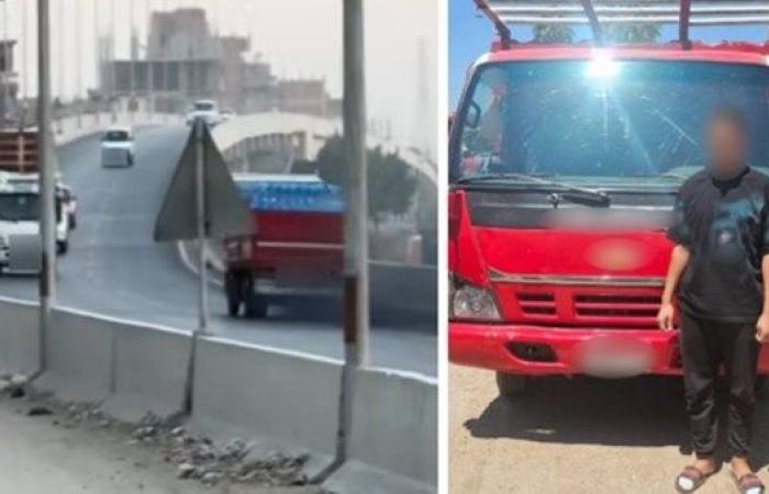 اتصور وهو سايق مخالف.. ضبط متهم بقيادة سيارة عكس الاتجاه بالقليوبية