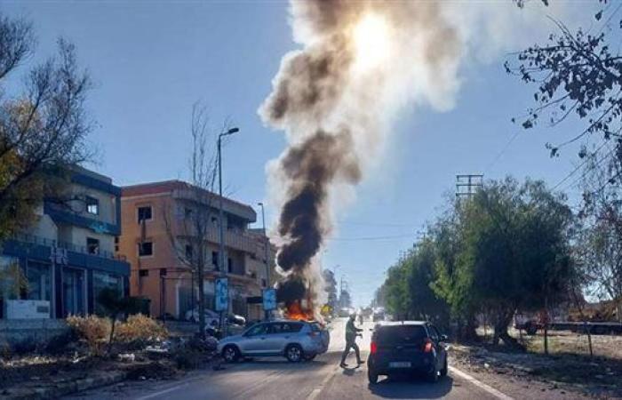 استشهاد لبناني في غارة إسرائيلية بطائرة مسيّرة استهدفت سيارة في صيدا