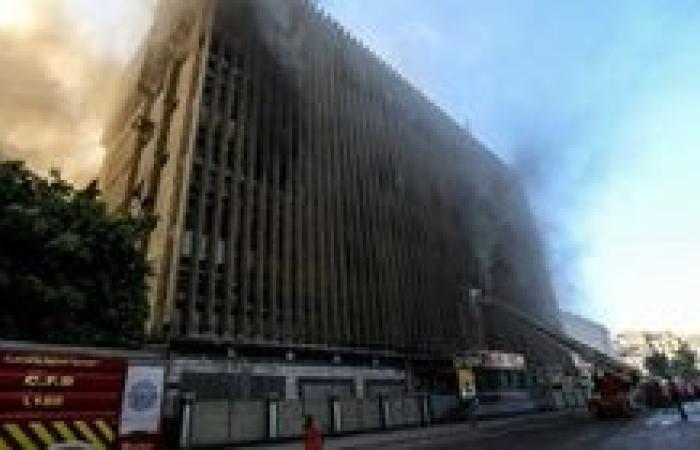 المصرية للاتصالات تنعي شهداء  حادث حريق سنترال رمسيس