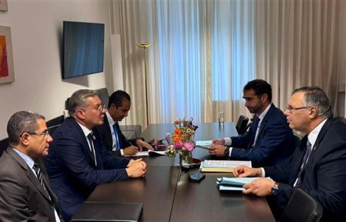 على هامش ندوة "أوبك".. وزير البترول يلتقي رئيس "توتال إنرجيز" الفرنسية