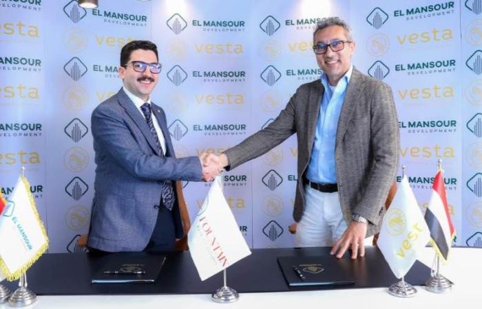 بشراكة استراتيجية مع «فيستا» .. «المنصور للتطوير» تطلق مشروع «فاونتن» ذو الطابع الفندقي بالمقطم