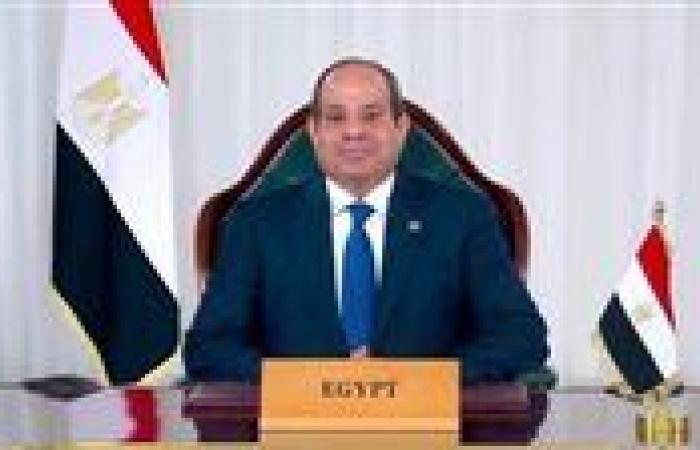 الرئيس السيسي يثمن تصريحات نظيره الأمريكي حول تسوية النزاعات ووقف الحروب