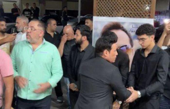 منهم سعد الصغير ومصطفى كامل.. أبرز حضور عزاء المطرب محمد عواد