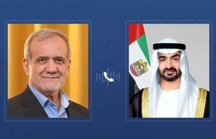 رئيسا الإمارات وإيران يبحثان تعزيز العلاقات والتطورات الإقليمية في اتصال هاتفي