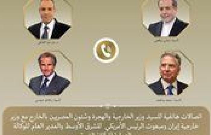 بتوجيهات من رئيس الجمهورية.. وزير الخارجية يكثف الاتصالات لخفض التصعيد بالمنطقة