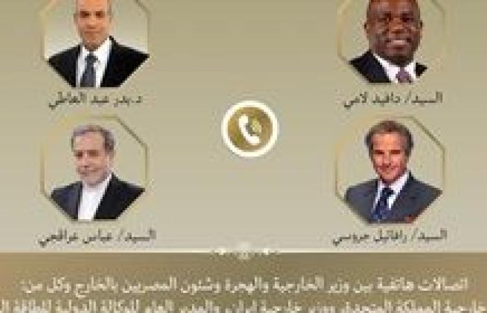 وزير الخارجية يواصل اتصالاته المكثفة لخفض التصعيد بالمنطقة