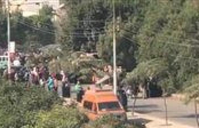 إصابة 7 أشخاص إثر انقلاب سيارة ربع نقل بأسوان