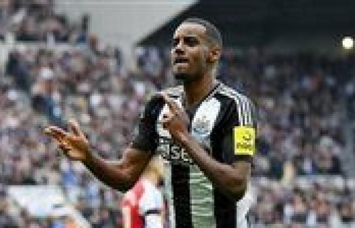 مدرب نيوكاسل يونايتد يوضح موقف ألكسندر آيزاك بعد استبعادة في مباراة سيلتيك