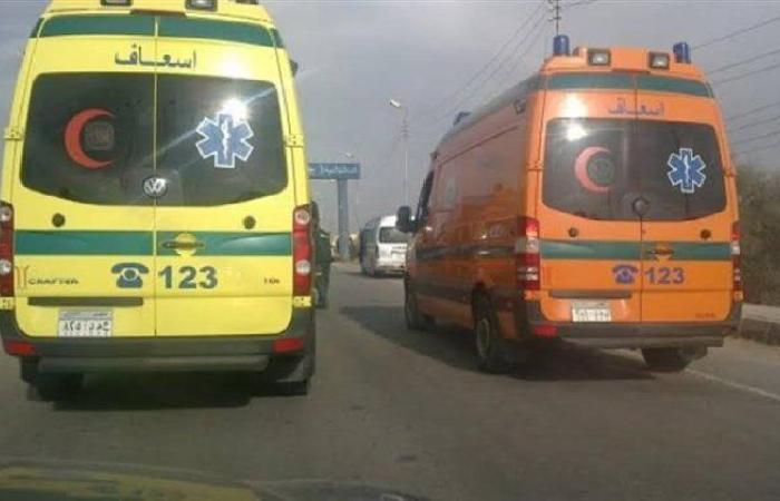 إصابة 5 أشخاص في تصادم ميكروباص وتاكسي بطريق الفيوم الدائري