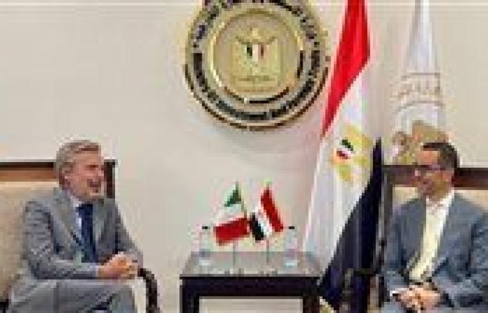 وزير الاستثمار يلتقى سفير دولة إيطاليا بالقاهرة لبحث سبل تعزيز العلاقات الاقتصادية بين البلدين