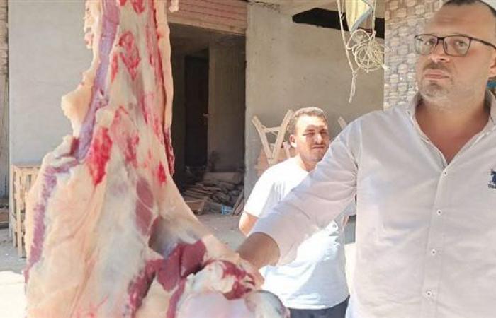 ضبط 30 كجم لحوم مذبوحة خارج المجازر الحكومية بكفر الشيخ