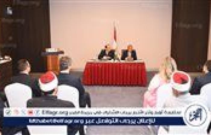 وزير الخارجية والهجرة يلتقي بالجالية المصرية في النيجر (صور)