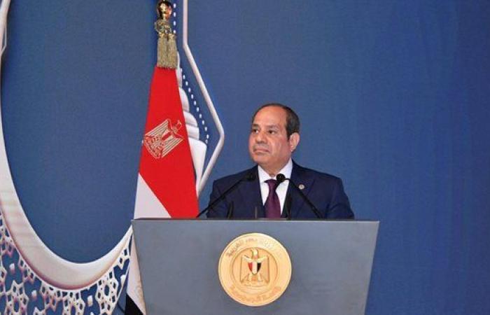 السيسي: صمدنا وتحملنا الصعاب وحافظنا على الوطن واستقراره وسلكنا طريق البناء