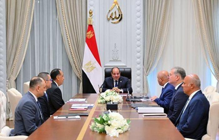 شاهد.. توجيهات الرئيس السيسي اليوم لـ3 وزراء بحضور مدبولي