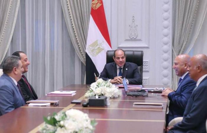 السيسي يوجه بتسريع وتيرة تنفيذ مشروعات إنشاء المحاور اللوجستية التنموية