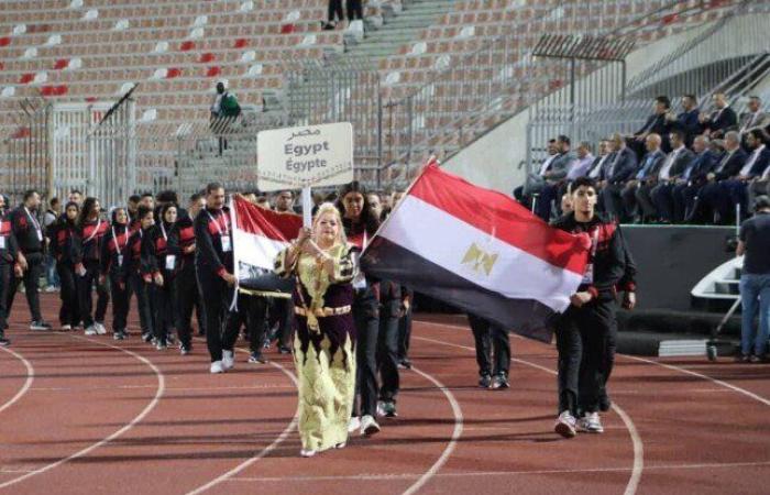 ياسر إدريس يطمئن على بعثة مصر فى دورة الألعاب الإفريقية للمدارس بالجزائر