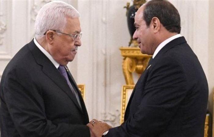 محمود عباس يثمن نداء الرئيس السيسي لوقف الحرب في غزة