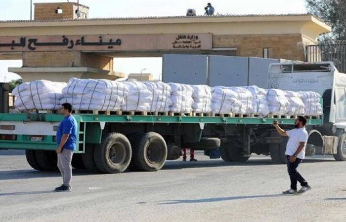 في غزة.. عبوة المساعدات مجهزة لتكفي أسرة من 7 أفراد لمدة 10 أيام