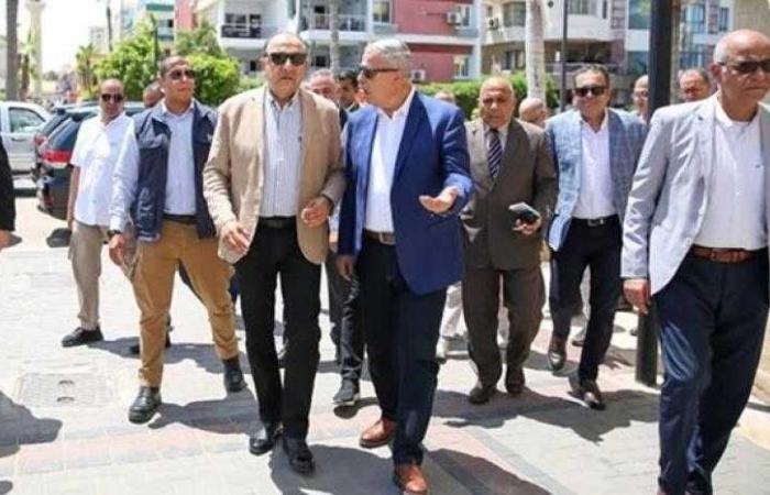 وزير قطاع الأعمال العام ومحافظ الإسكندرية في جولة ميدانية موسعة بمنطقة المعمورة