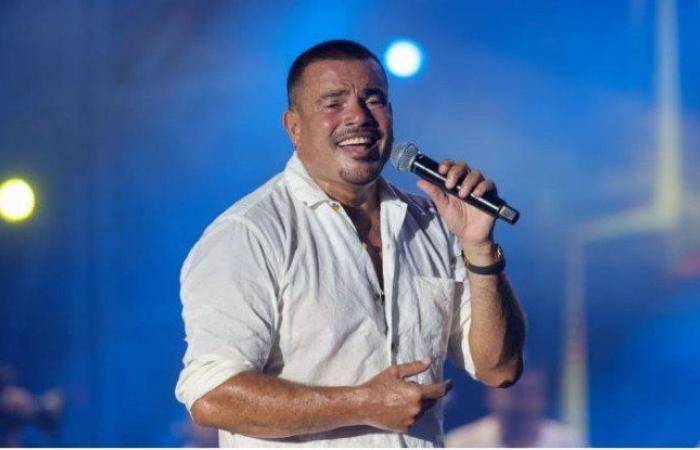 عمرو دياب يطرب جمهوره في حفل مهرجان العلمين بخلينا ننبسط