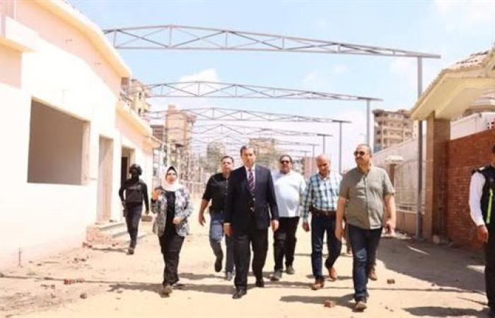 محافظ دمياط يتابع الموقف التنفيذي لإنشاء سوق حضارى بفارسكور
