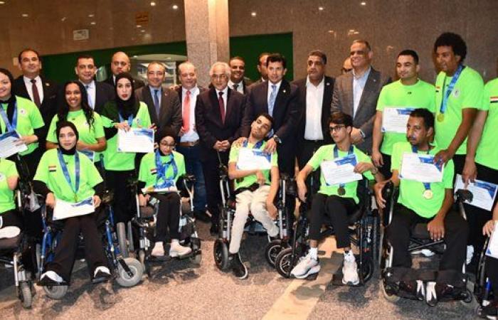 وزير الشباب والرياضة يكرم منتخب البوتشيا بعد تألقه في بطولة إفريقيا