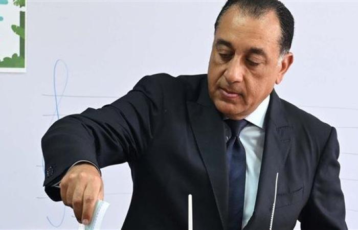 انتخابات الشيوخ 2025.. رئيس الوزراء يدلي بصوته في المدرسة المصرية اليابانية بالشيخ زايد