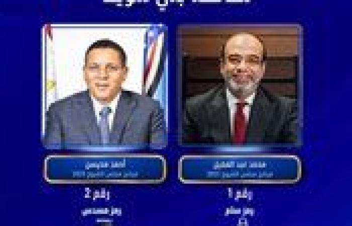 حزبا مستقبل وطن والجبهة الوطنية يحصلان على الـ 50%+1 للمقاعد الثلاثة فردى ببنى سويف بانتخابات الشيوخ