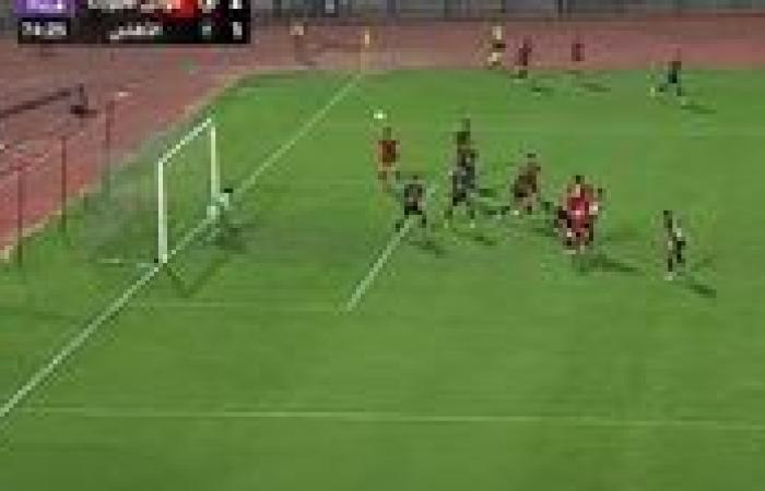 الدوري المصري الممتاز: علي الفيل يسجل الهدف الثاني لمودرن سبورت في مرمى الأهلي في الدقيقة 74