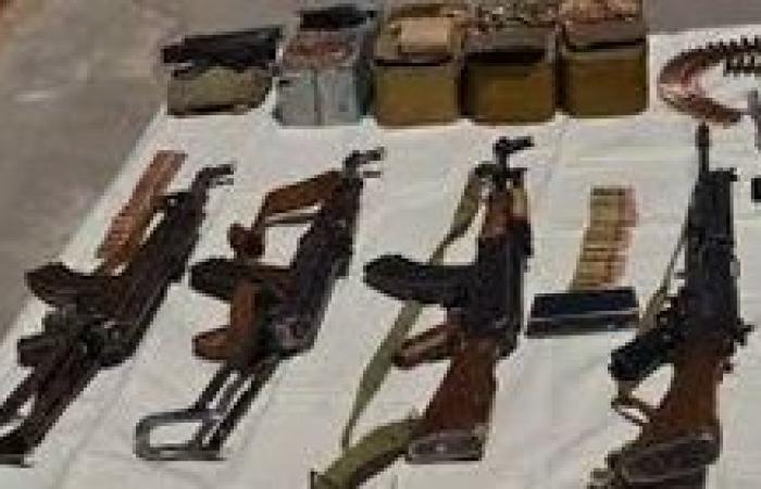 الداخلية تضبط 245 قطعة سلاح نارى  وتنفيذ 82 الف حكماً قضائياً متنوعاً