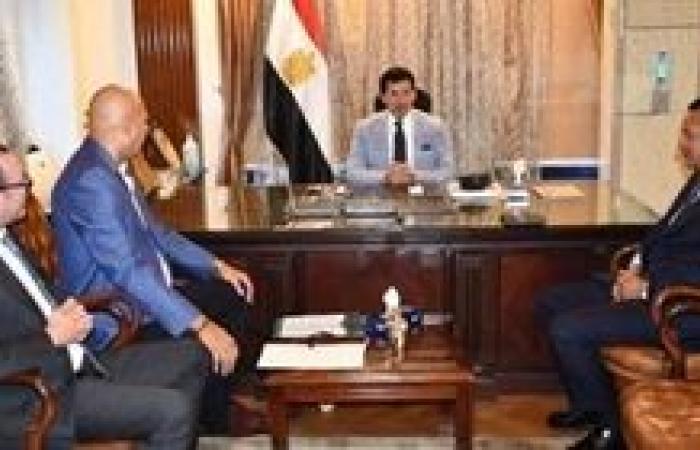 وزير الرياضة يلتقي القائم بأعمال رئيس نادي الاتحاد السكندري