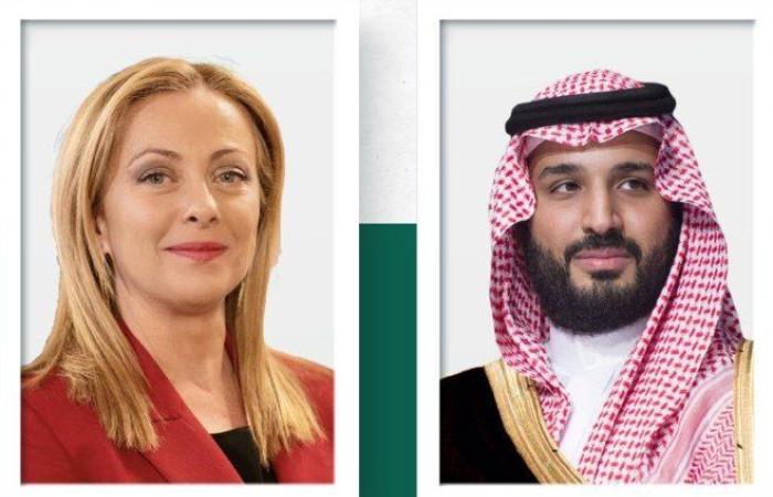ولي العهد السعودي ورئيسة وزراء إيطاليا يبحثان أوجه التعاون المشترك بين البلدين