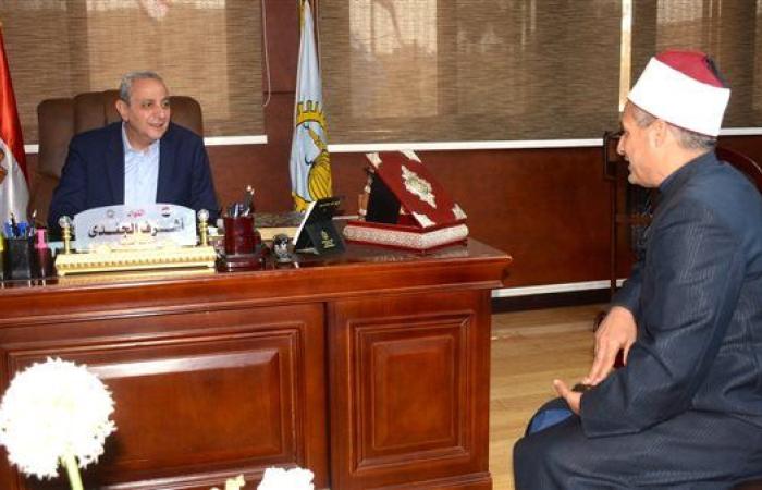 محافظ الغربية يبحث مع رئيس المنطقة الأزهرية الجديد دعم العملية التعليمية وتطوير المعاهد