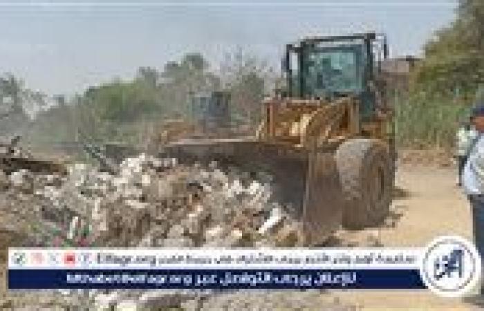 إزالة 31 حالة تعدي على أراضي زراعية فى أسيوط