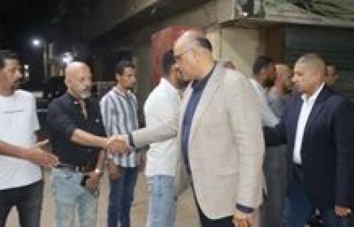 محافظ القليوبية يقدم واجب العزاء لأسر ضحايا حريق القناطر الخيرية