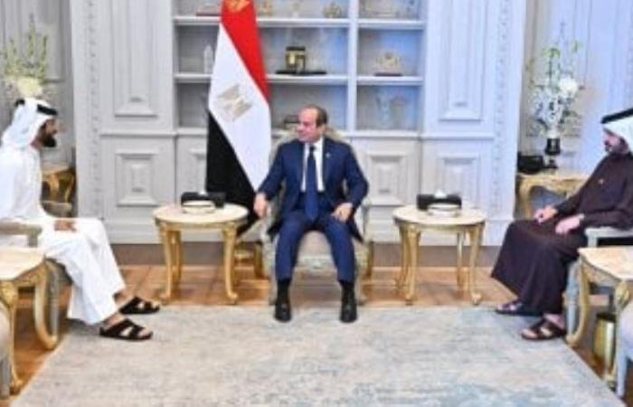 الرئيس السيسى يستقبل مستشار الأمن الوطنى البحرينى ويشيد بعمق العلاقات بين القاهرة والمنامة