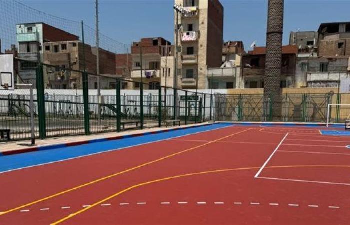 وزارة الرياضة تنهي أعمال تطوير الملاعب بمركز التنمية الشبابية بكفر الزيات بالغربية