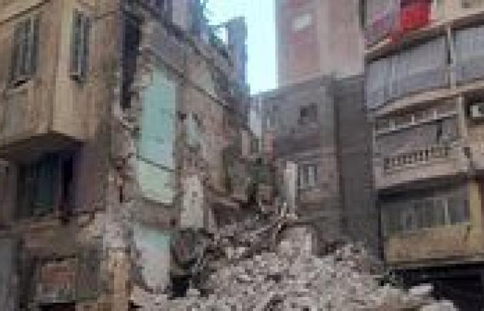 انهيار عقار قديم بحي الجمرك غرب الإسكندرية دون إصابات