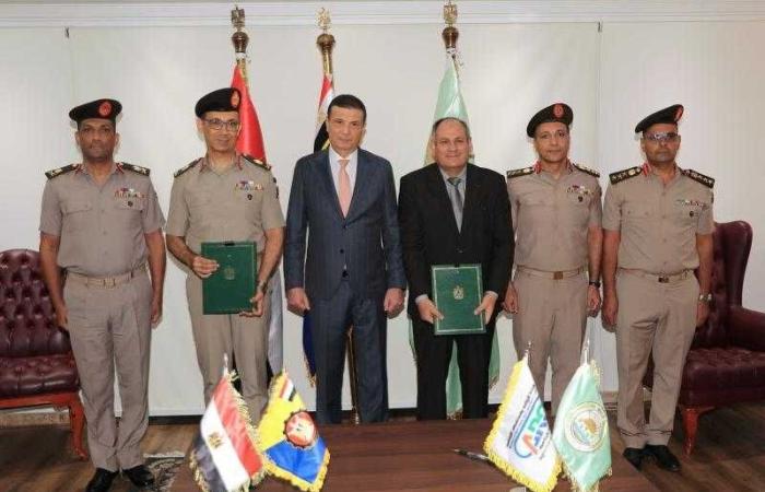 وزير الزراعة يشهد توقيع بروتوكول تعاون بين مركز البحوث الزراعية والكلية الفنية العسكرية