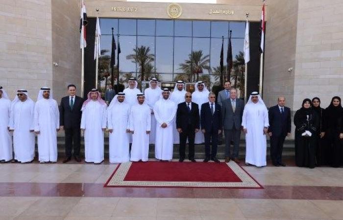 وزيرا العدل والأوقاف يستقبلان وفدًا قضائيًّا من دولة الإمارات العربية المتحدة بالعاصمة الإدارية الجديدة