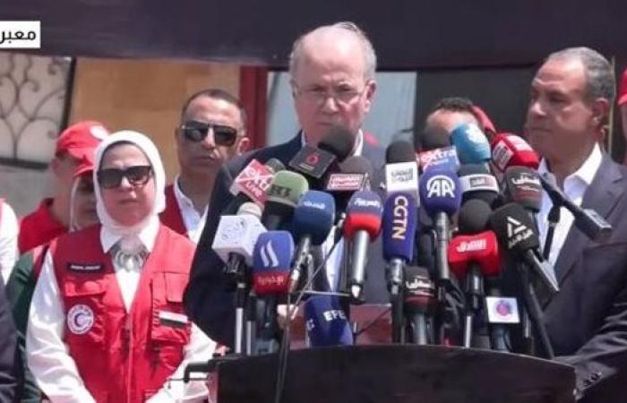 رئيس الوزراء الفلسطيني: المرحلة الراهنة تتطلب عملاً جادًا لرفع الظلم عن غزة