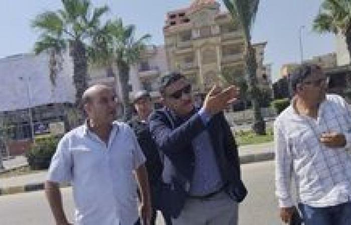 رئيس جهاز  دمياط الجديدة يتفقد الأحياء السكنية والطرق بالمدينة