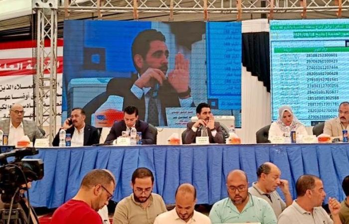 وسط حضور جماهيري كبير.. إجراء القرعة العلنية الـ 16 لتسكين ملاك أراضي القادسية
