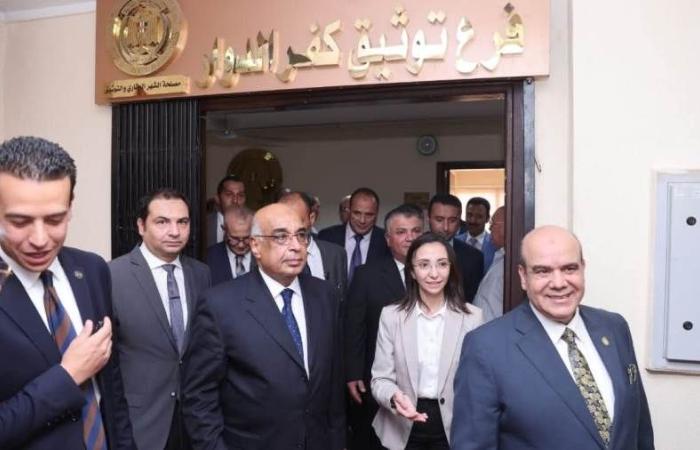 وزير العدل يفتتح محكمة كفر الدوار ويتفقد أعمال تطوير مجمع محاكم دمنهور