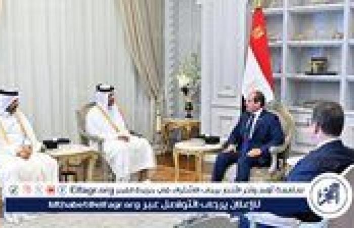 أبرز تصريحات لقاء الرئيس السيسي ورئيس وزراء قطر