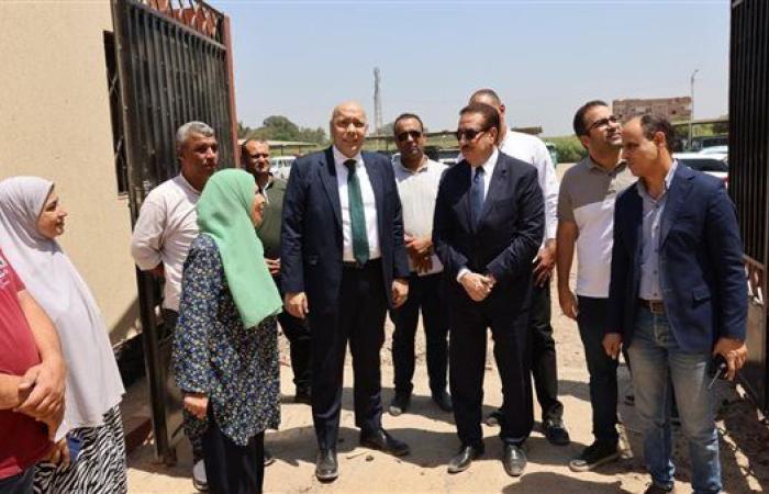 محافظ المنوفية يتفقد نسب إنجاز إنشاءات المدارس الجديدة بالأحياء