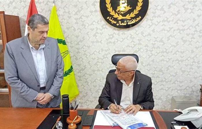 محافظ شمال سيناء يعتمد نتيجة الدور الثاني للشهادة الإعدادية
