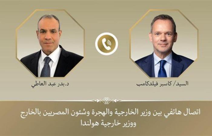 وزير الخارجية يبلغ نظيره الهولندي الاستياء الشديد من الاعتداء على السفارة المصرية بلاهاى