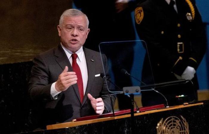 ملك الأردن: حل الدولتين هو السبيل الوحيد لتحقيق السلام العادل والشامل في المنطقة